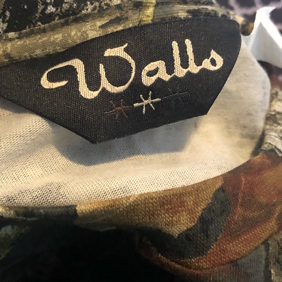 Walls USA VTG Mens Camo T Shirt Sz Medium Hunting Hiking Short Sleeve - Picture 5 of 5